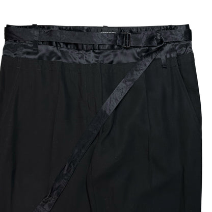 Ann Demeulemeester Dual Waistband Bondage Belt Trousers - AW04