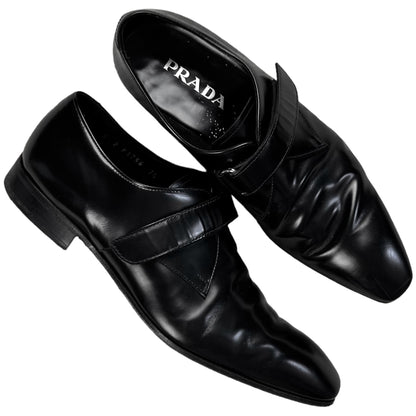 Prada Velcro Monk Strap Derbies