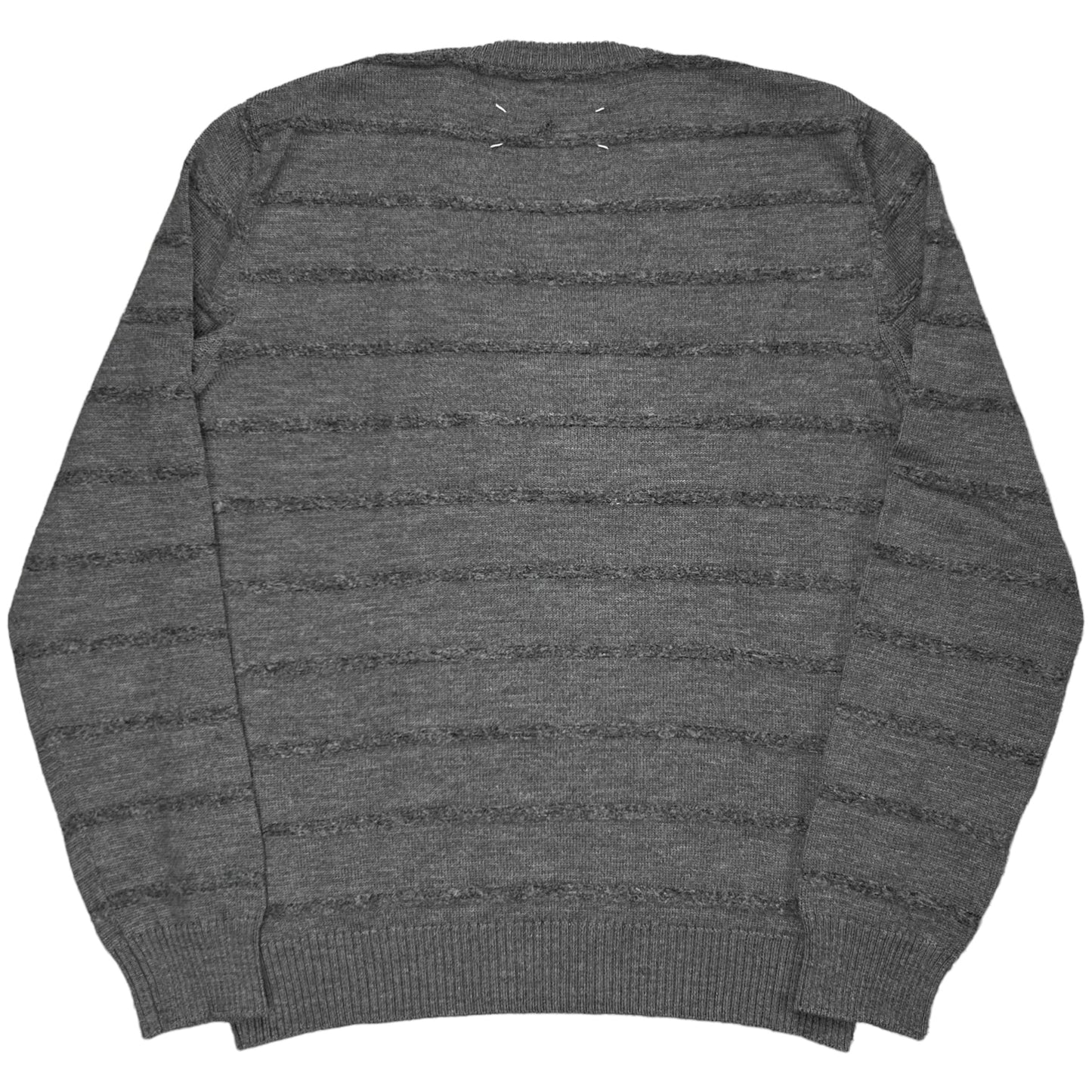 Maison Martin Margiela Mohair Striped V-Neck Sweater