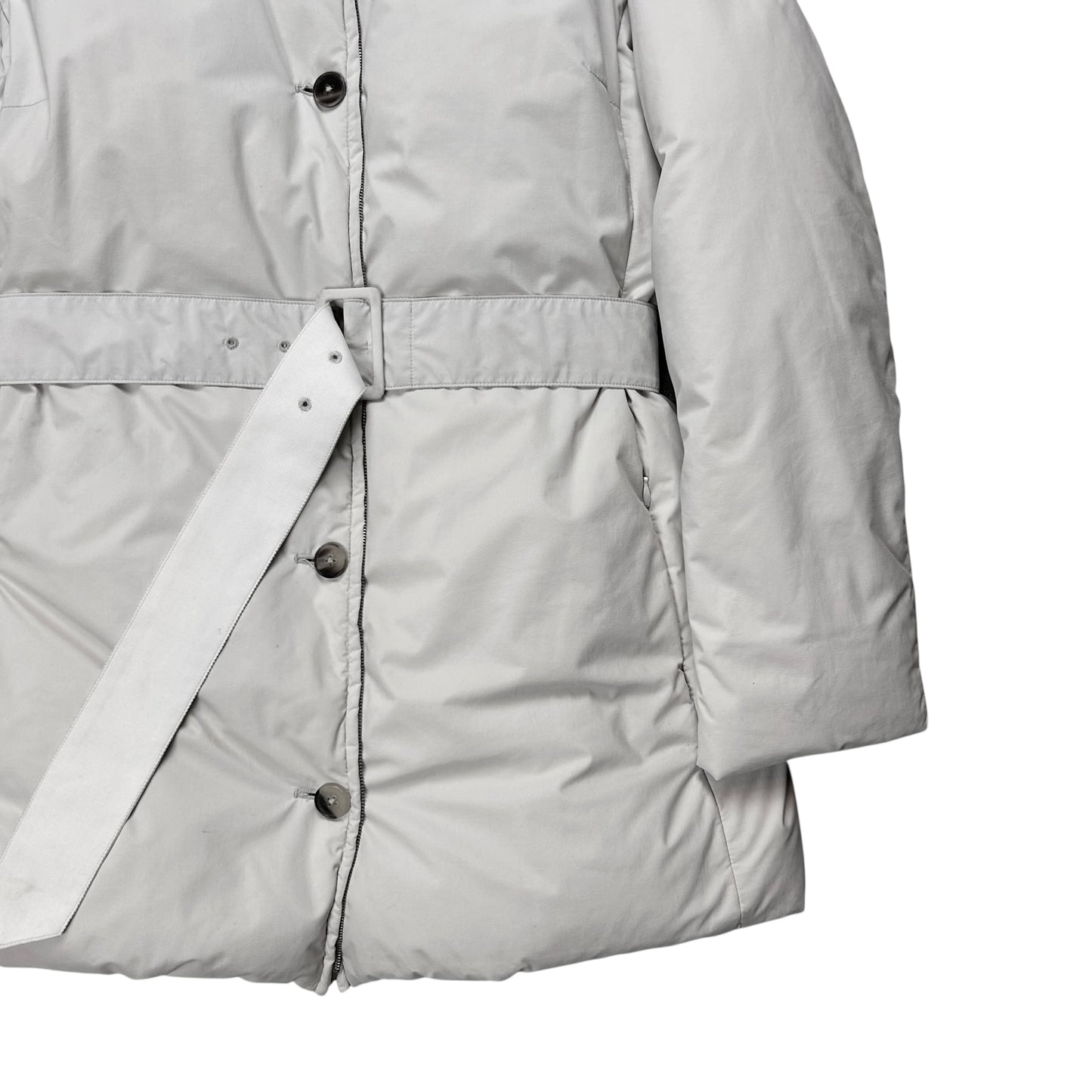 Jil Sander Belted Zip Hood Down Parka - AW10
