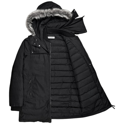 Dirk Bikkembergs Faux Fur Hood Utility Parka