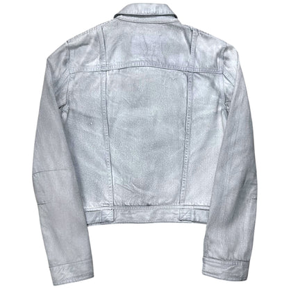 Balenciaga Waxed Paint Trucker Jacket - SS08