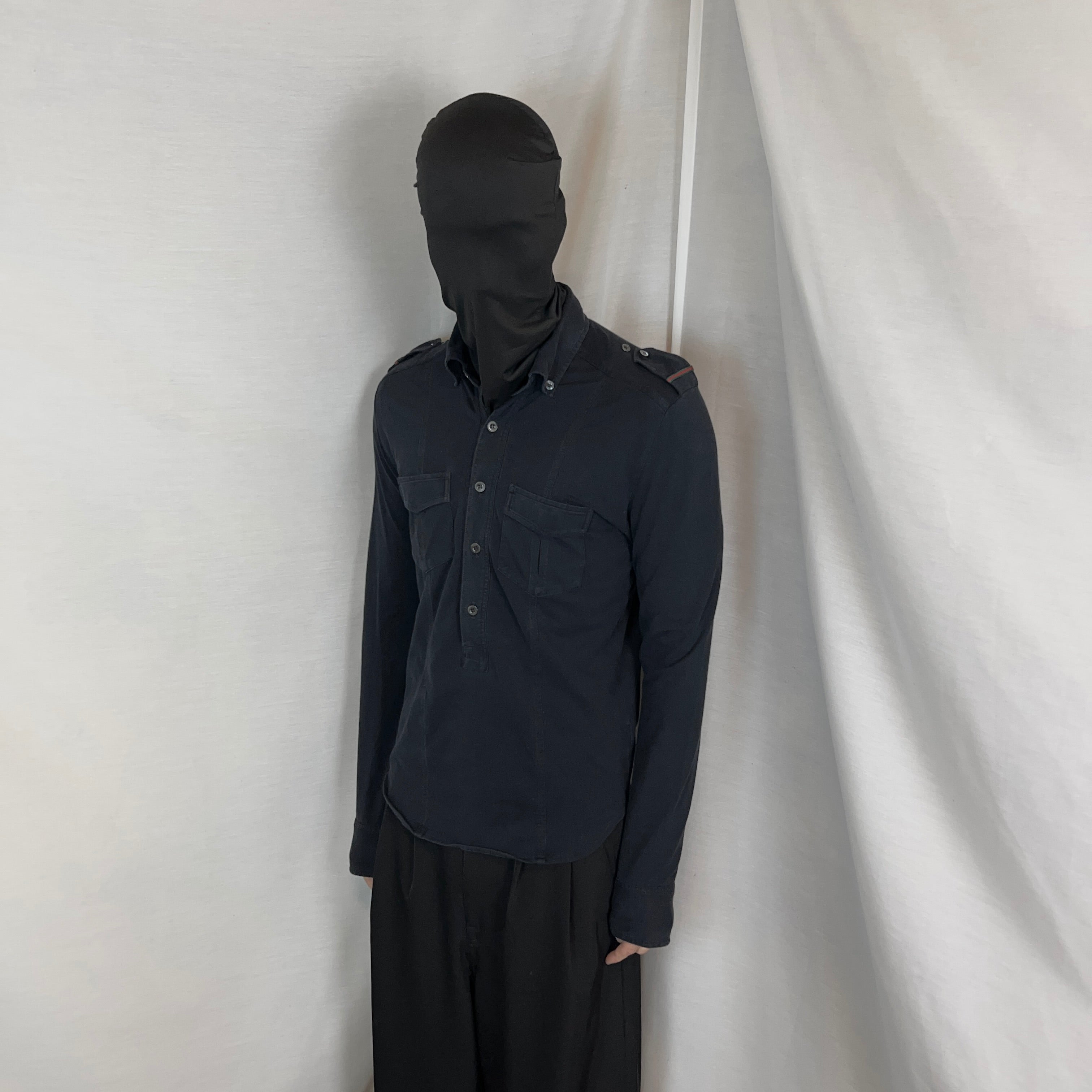 Gucci by Tom Ford Military Half Placket Shirt - 90s – Vertical Rags