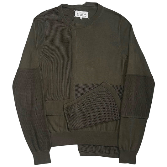Maison Margiela Patchwork Dual Texture Sweater - SS16