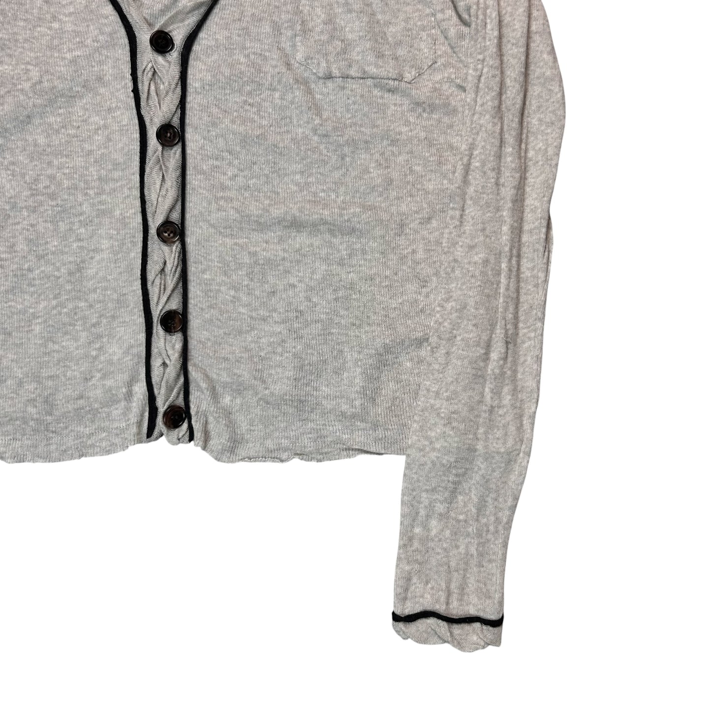 Ann Demeulemeester Contrasted Cashmere Cardigan - AW08