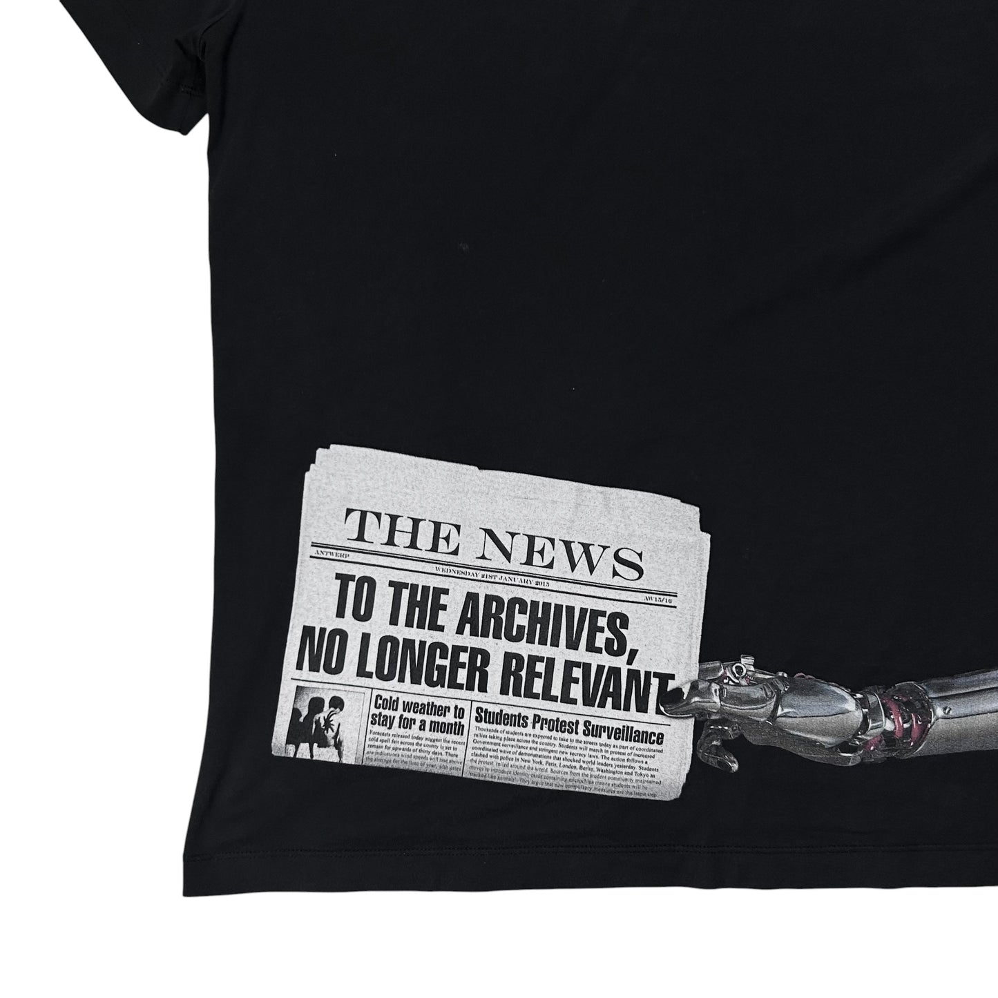 Raf Simons Robot Print T-Shirt - AW15