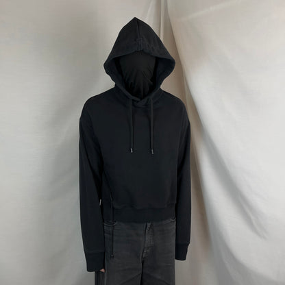 Maison Margiela Cropped Back String Hoodie - AW19