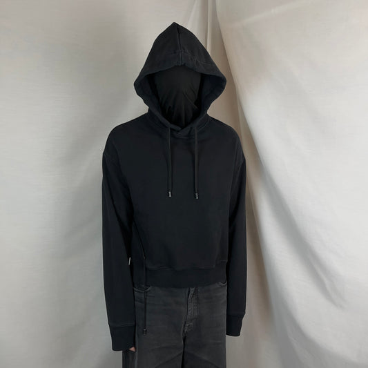 Maison Margiela Cropped Back String Hoodie - AW19