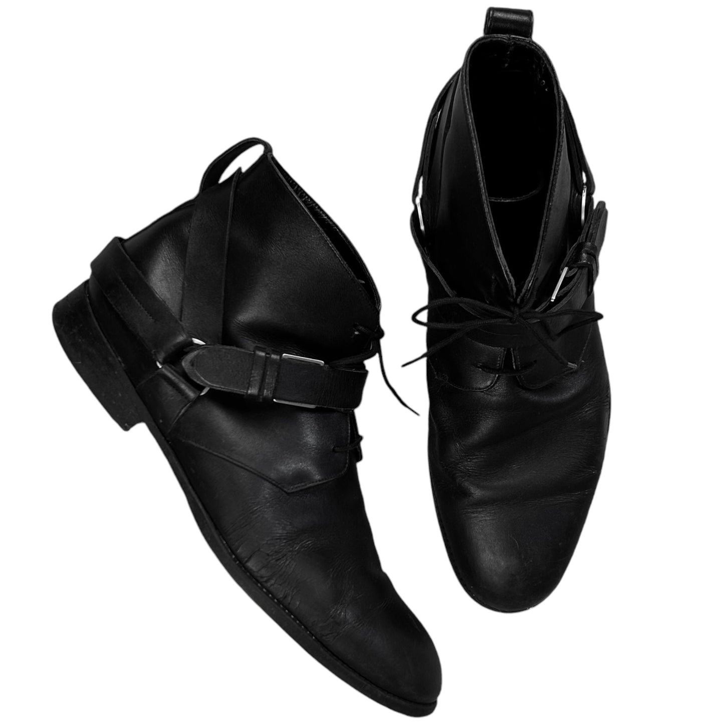 Dior Homme Harness Strap Mid Top Boots - AW06