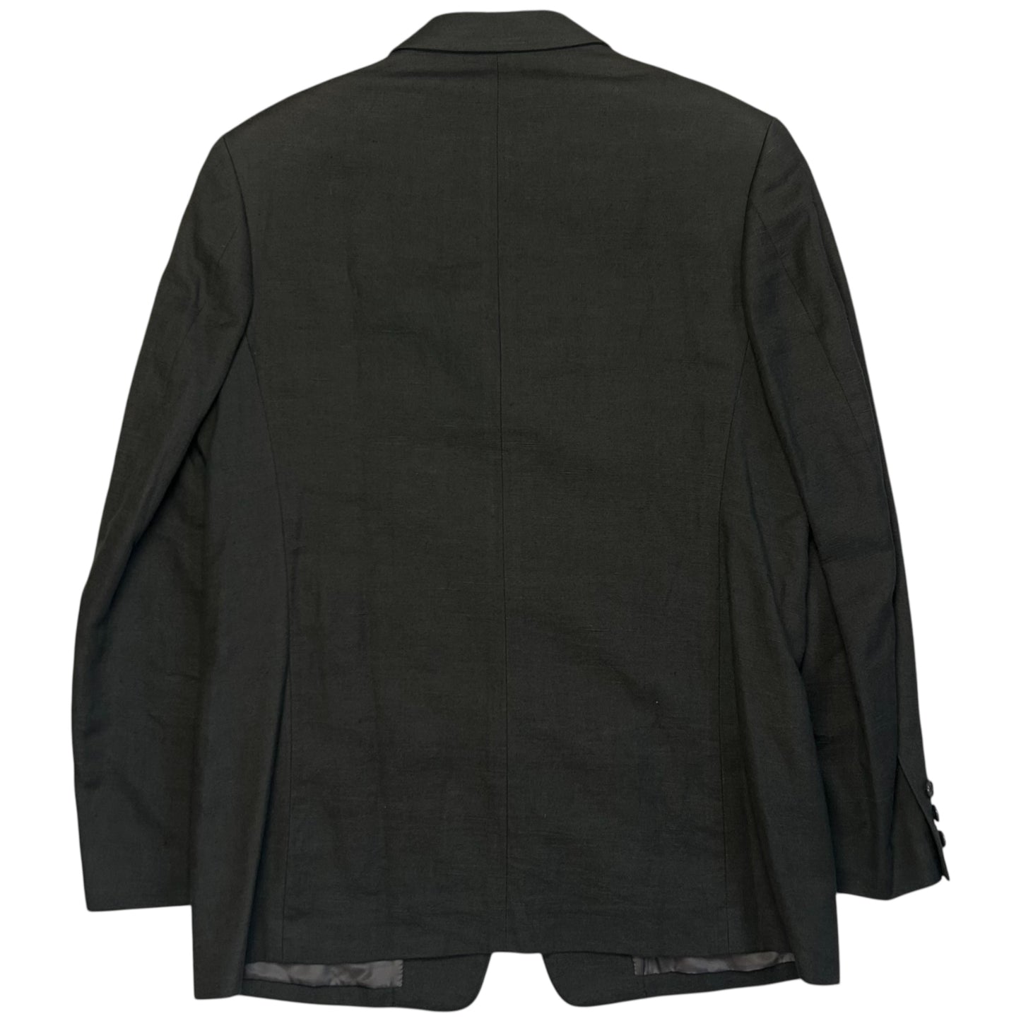 Y‘s by Yohji Yamamoto Staple Embroidery Hemp Blazer - SS99