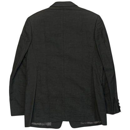 Y‘s by Yohji Yamamoto Staple Embroidery Hemp Blazer - SS99