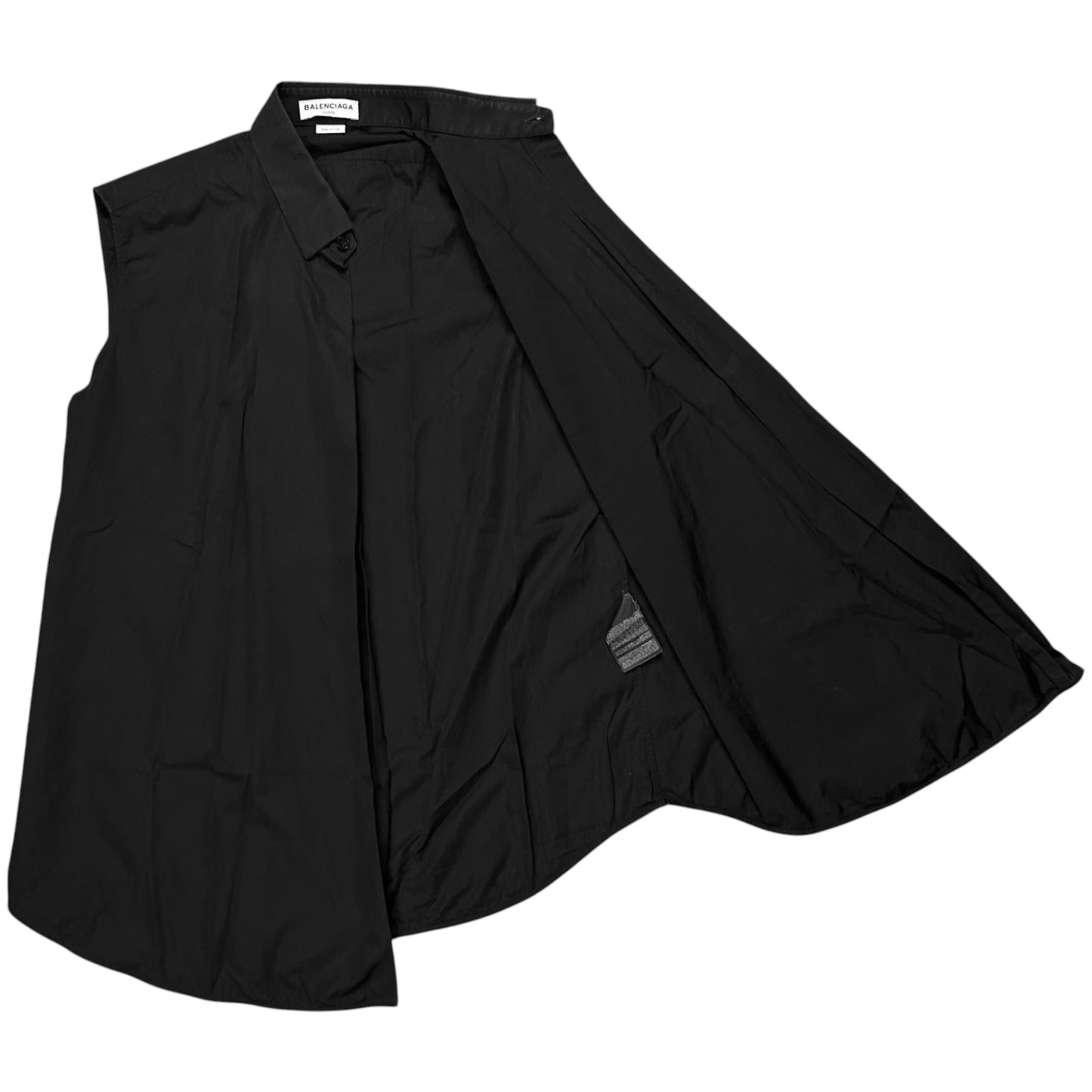 Balenciaga Draped Sleeveless Shirt - AW13
