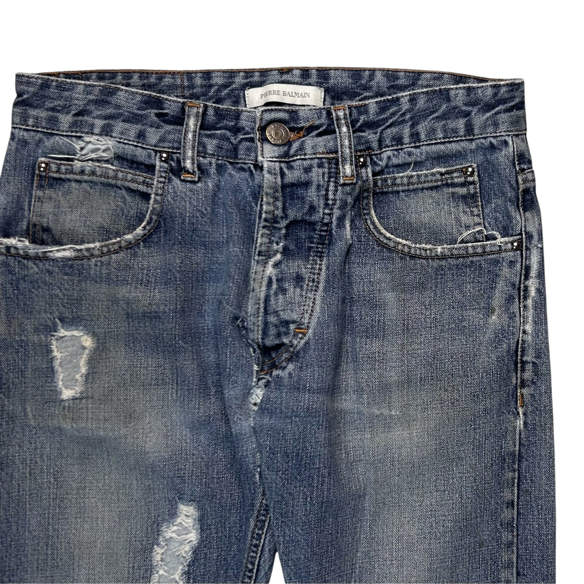 Pierre Balmain Distressed Rework Skinny Jeans - SS13