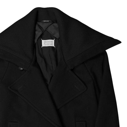 Maison Martin Margiela Cropped Jumbo Collar Peacoat - AW13
