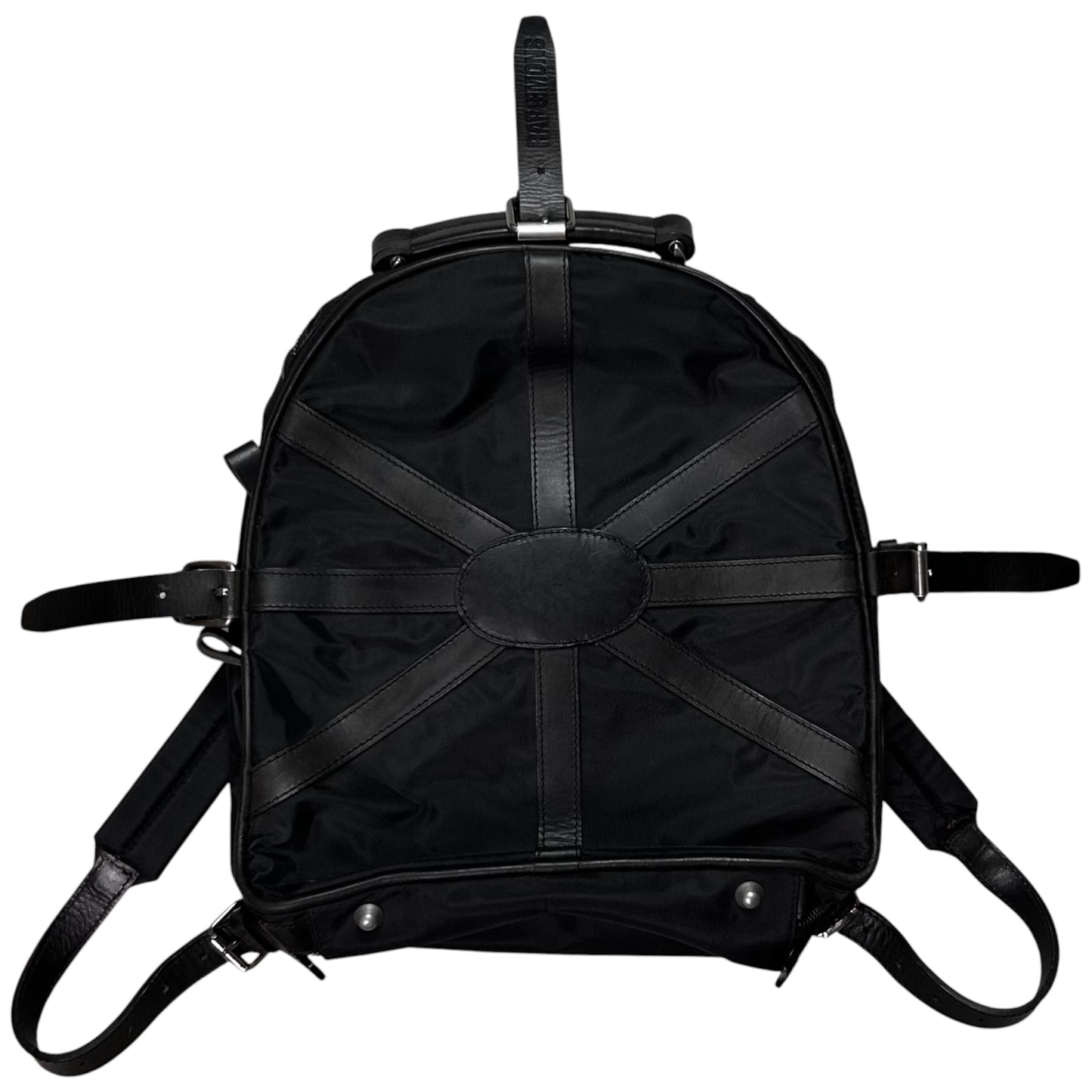 Raf Simons Closer Multi Leather Strap Backpack - AW03
