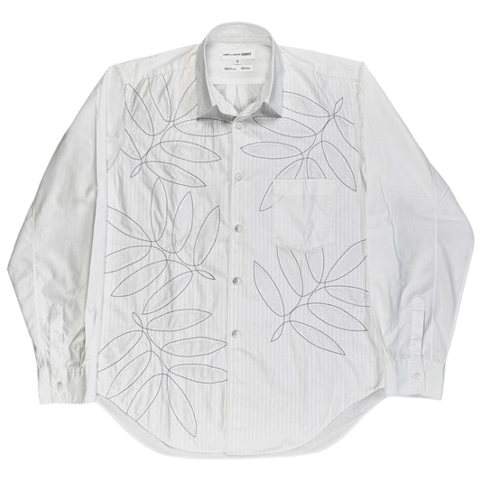 Comme des Garcons Flower Lines Embroidery Shirt - AW15