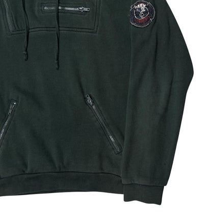 RAF by Raf Simons Multi Zip Crest Hoodie - 2010s