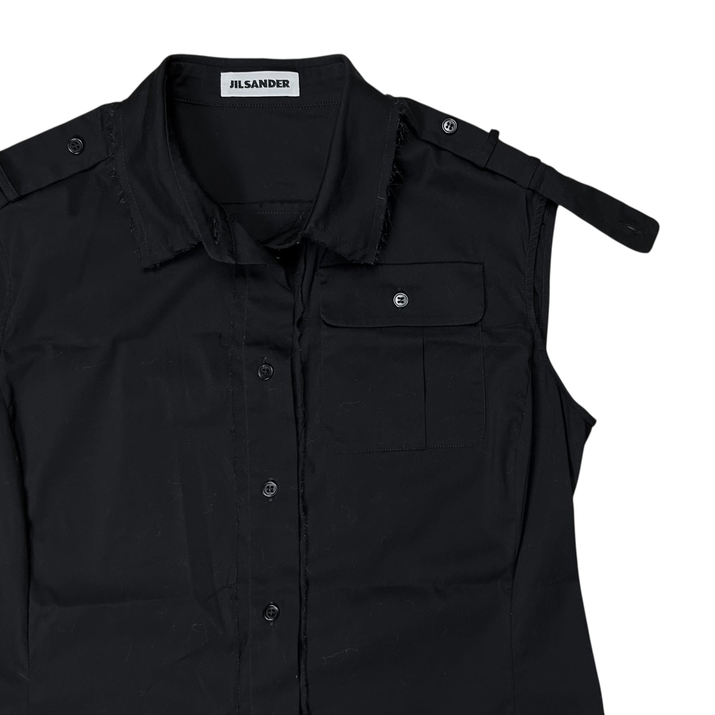 Jil Sander Sleeveless Military Cargo Shirt - SS10