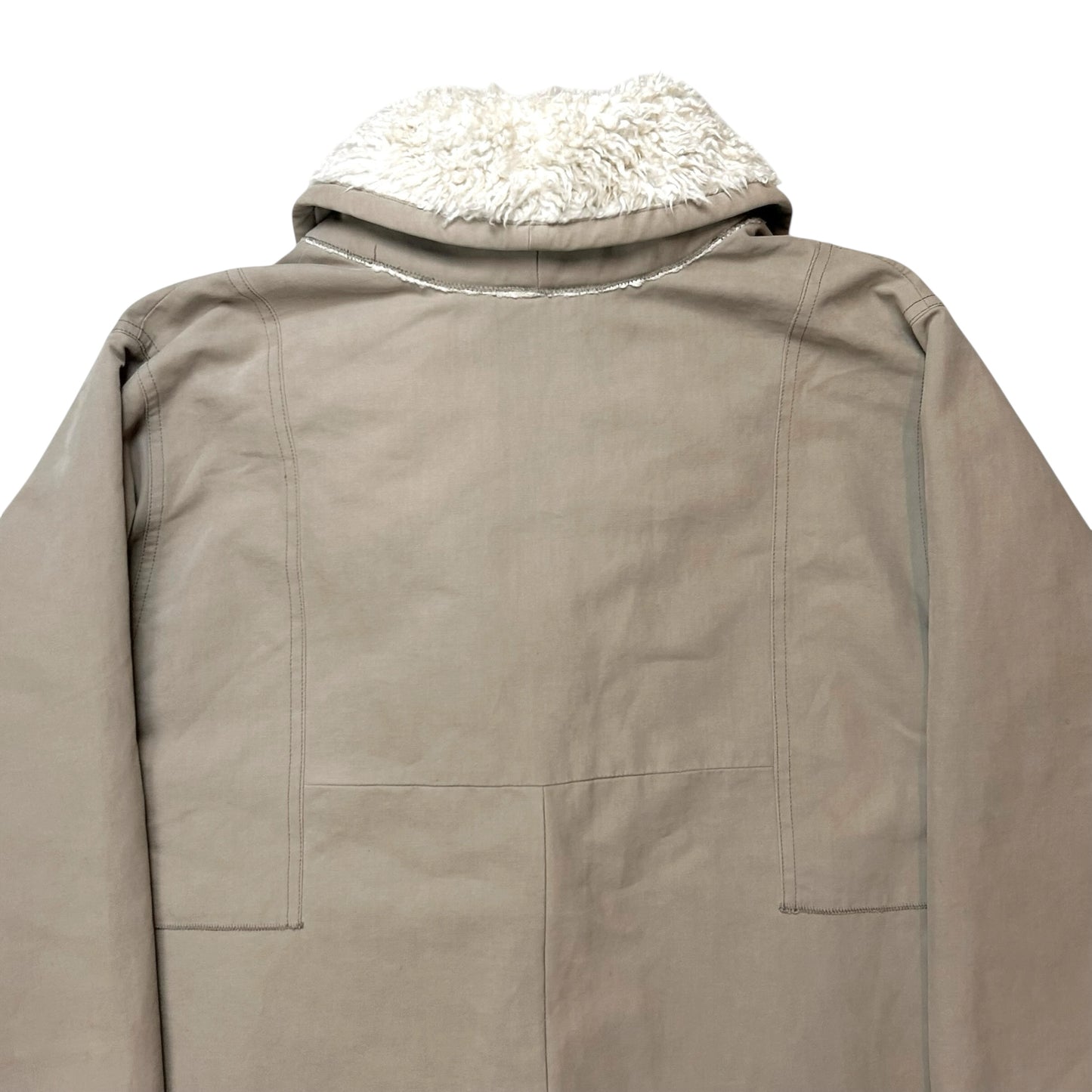 Dries Van Noten Sherpa Collar Coat - AW02