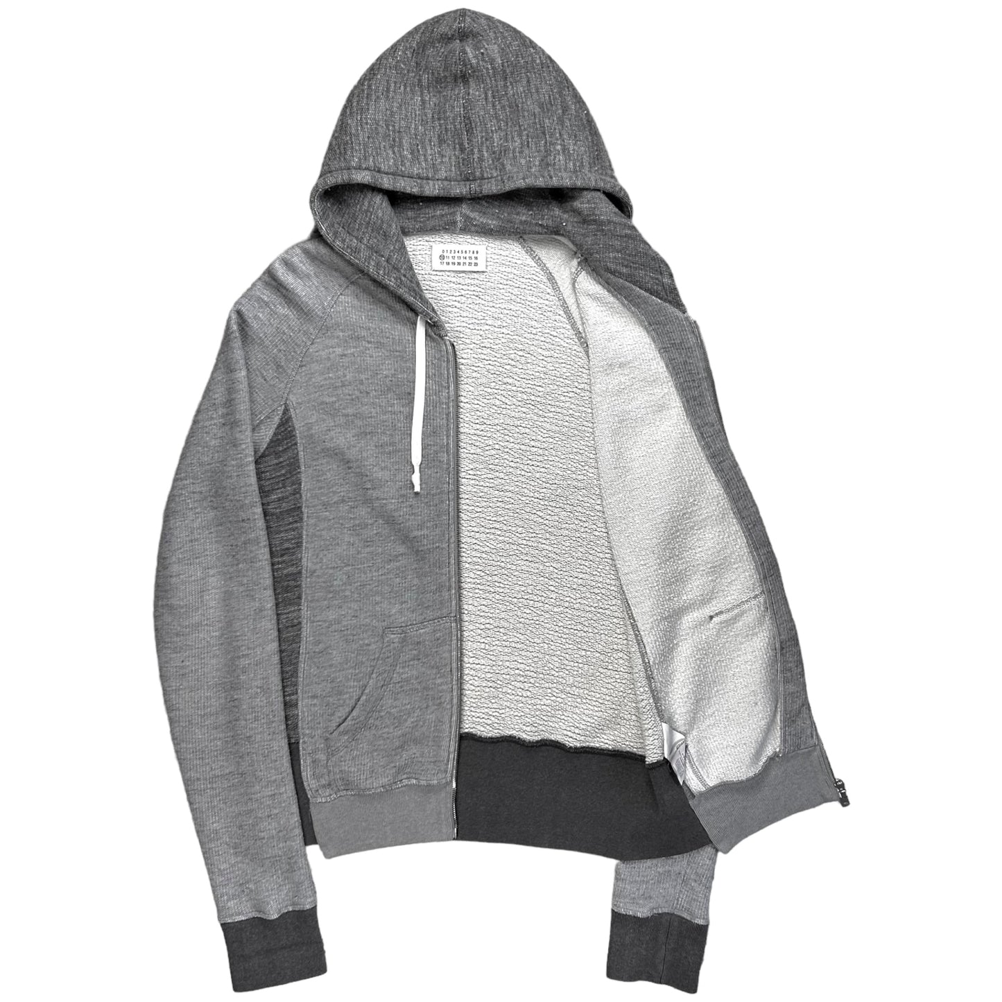 Maison Martin Margiela Contrasted Raglan Zip Hoodie - AW15