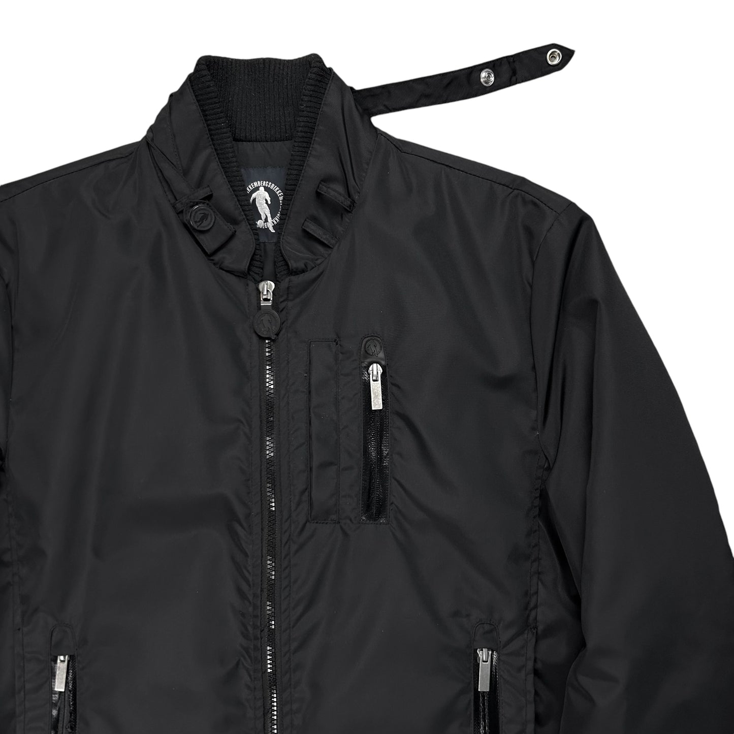 Dirk Bikkembergs Multi Zip Shell Bomber Jacket