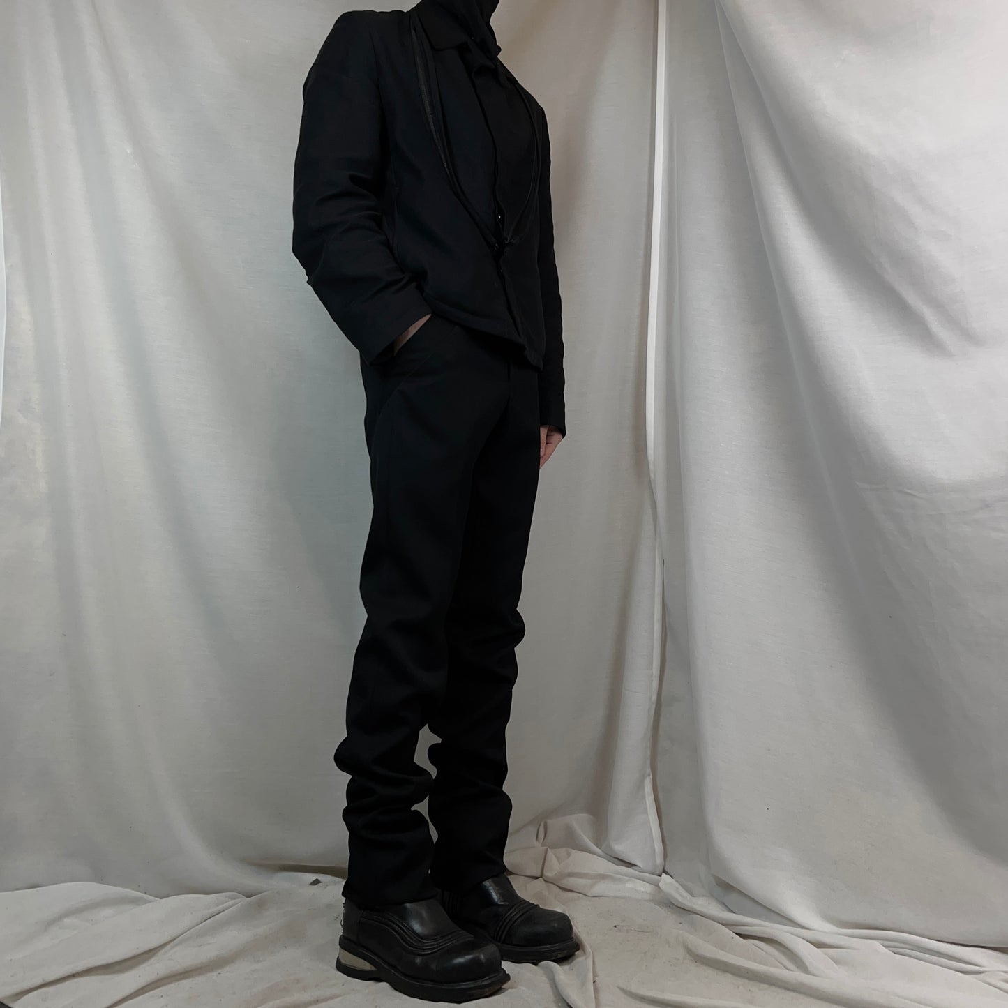 Balenciaga Exposed Zip Sample Trousers