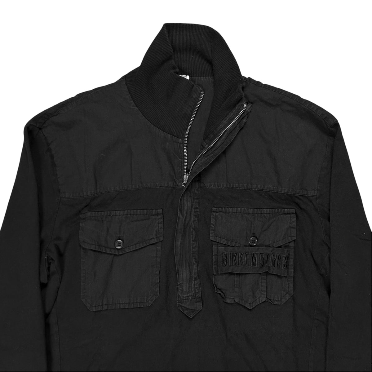 Dirk Bikkembergs Military Half Zip Top - AW07