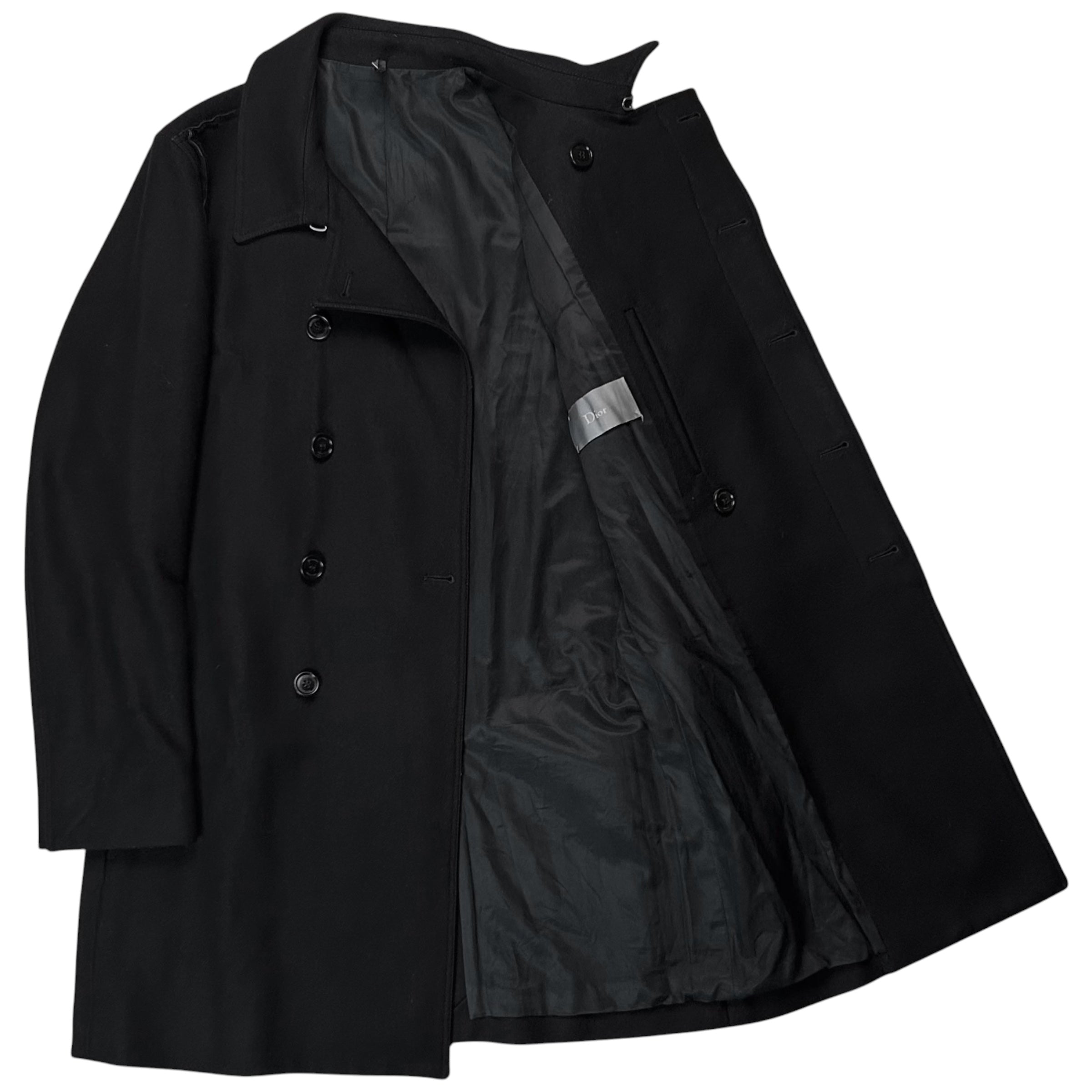 Dior Homme Exposed Seam Wool Coat - AW11 – Vertical Rags