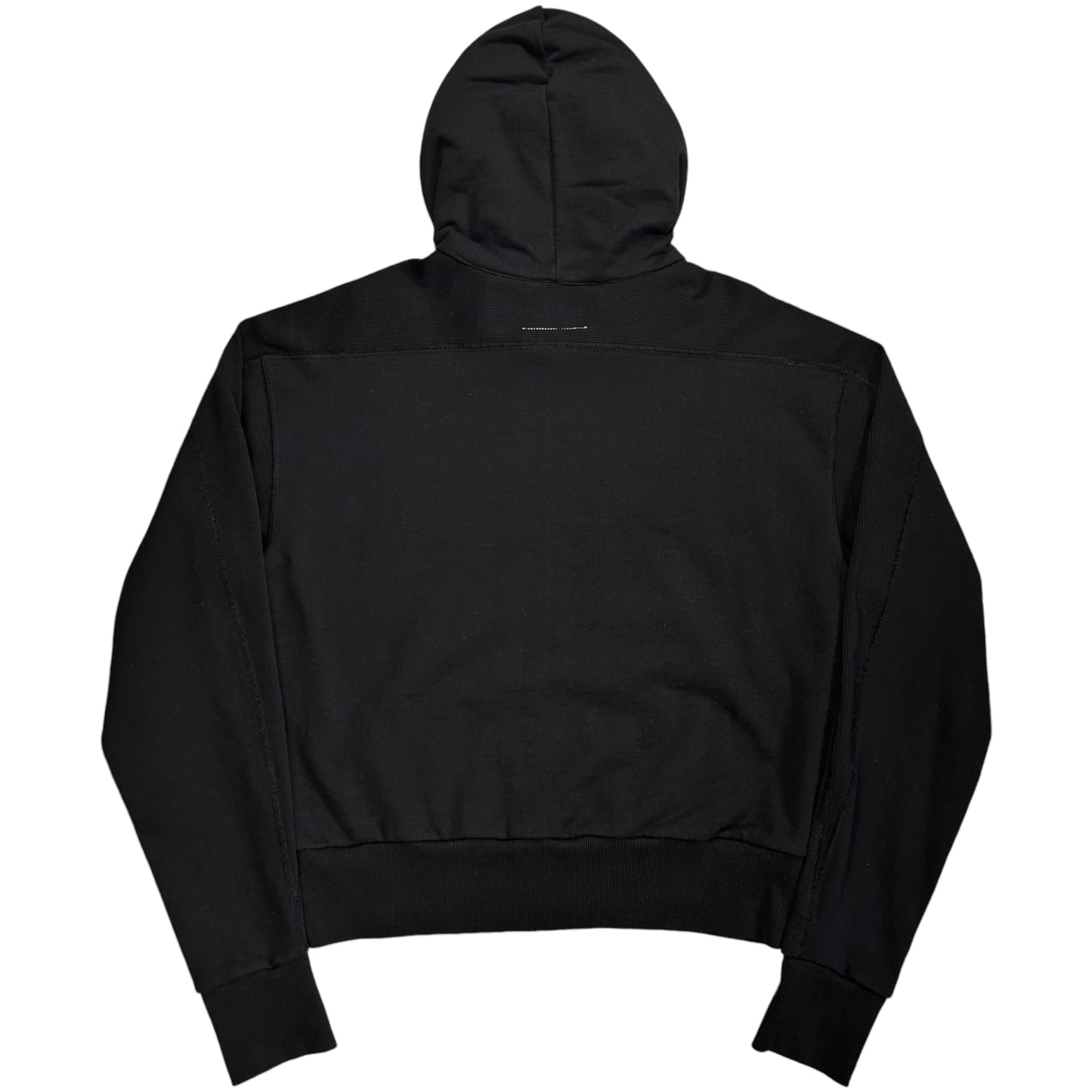 MM6 Maison Margiela Rib Panelled Zip Hoodie - SS23