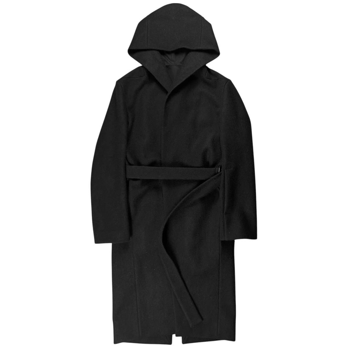 Rick Owens Belted Lido Tatlin Wool Coat - SS24