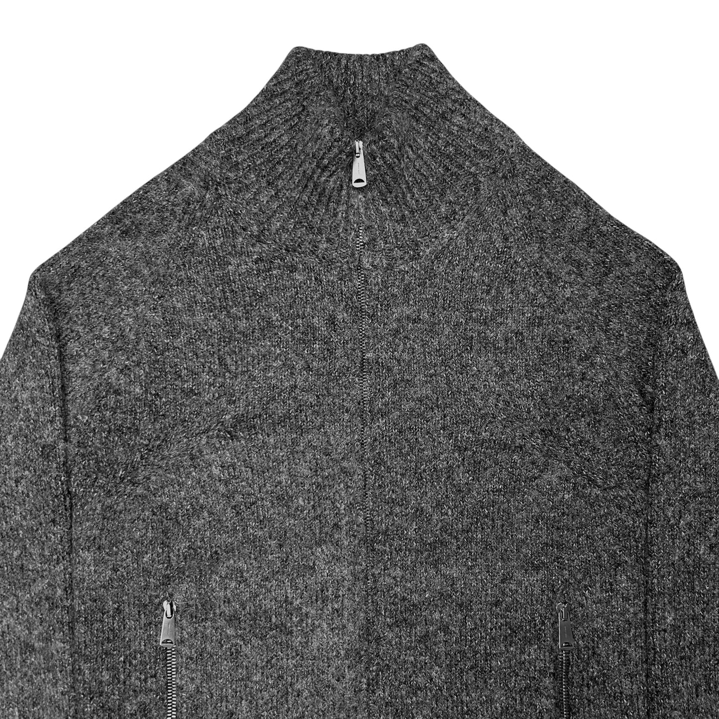 Dior Homme Mutli Zip Mohair Wool Sweater - AW06