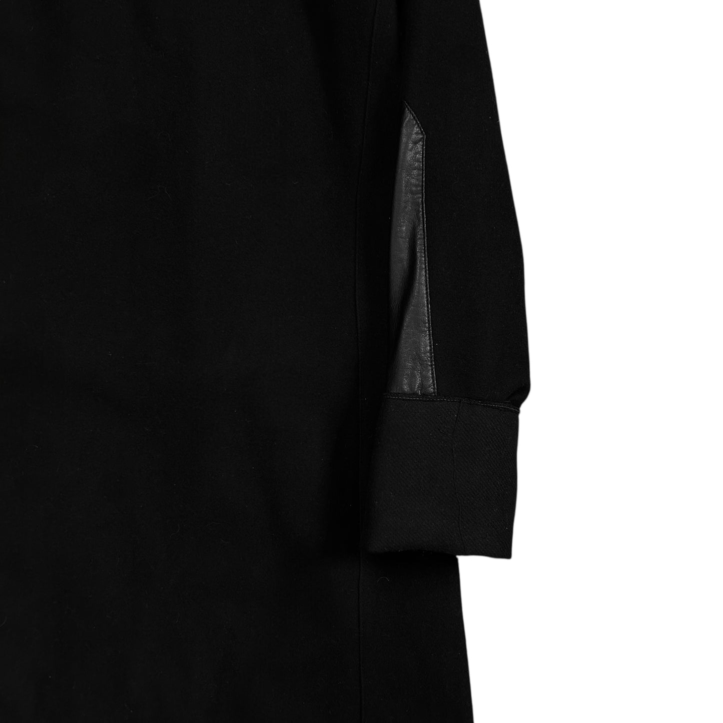 Dirk Bikkembergs Double Breasted Elbow Patch Wool Coat