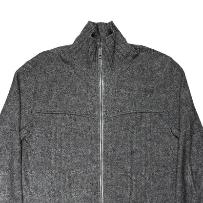 Dior Homme Ridged Wool Zip Sweater - AW06