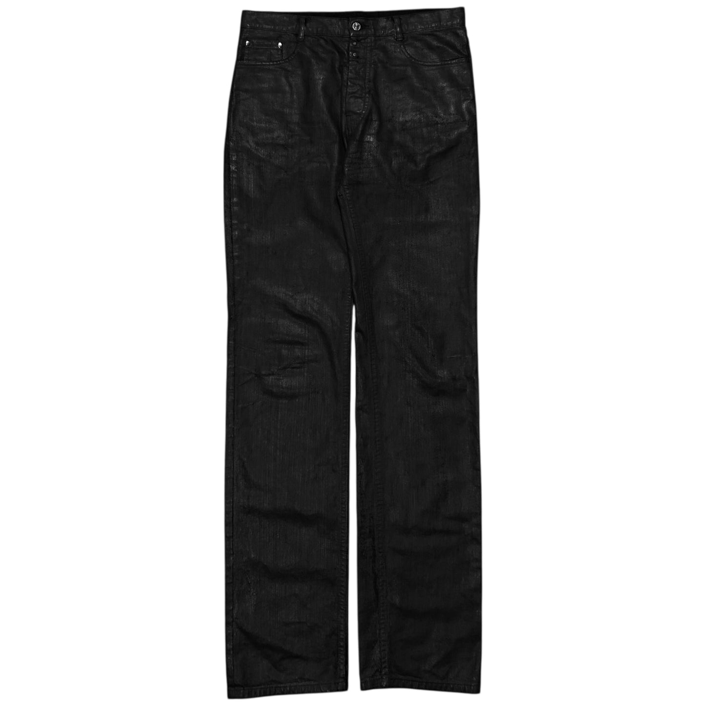 Maison Martin Margiela Waxed Crack Paint Jeans - AW09