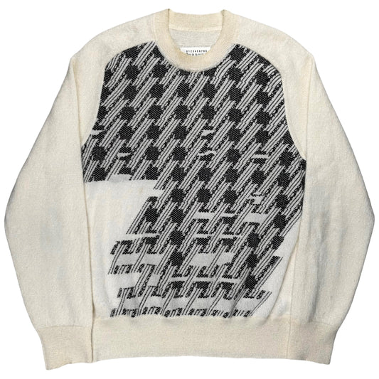 Maison Margiela Patterned Mohair Sweater - AW17