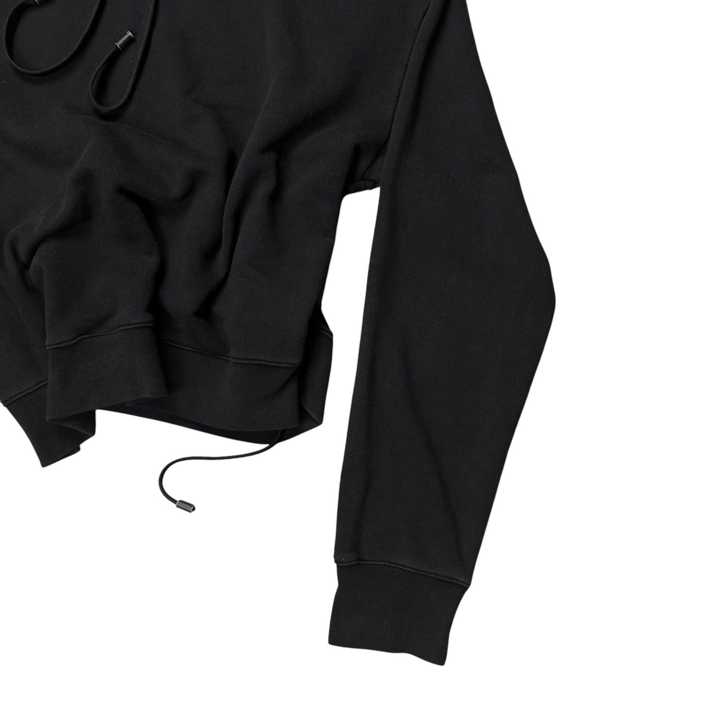 Maison Margiela Cropped Back String Hoodie - AW19