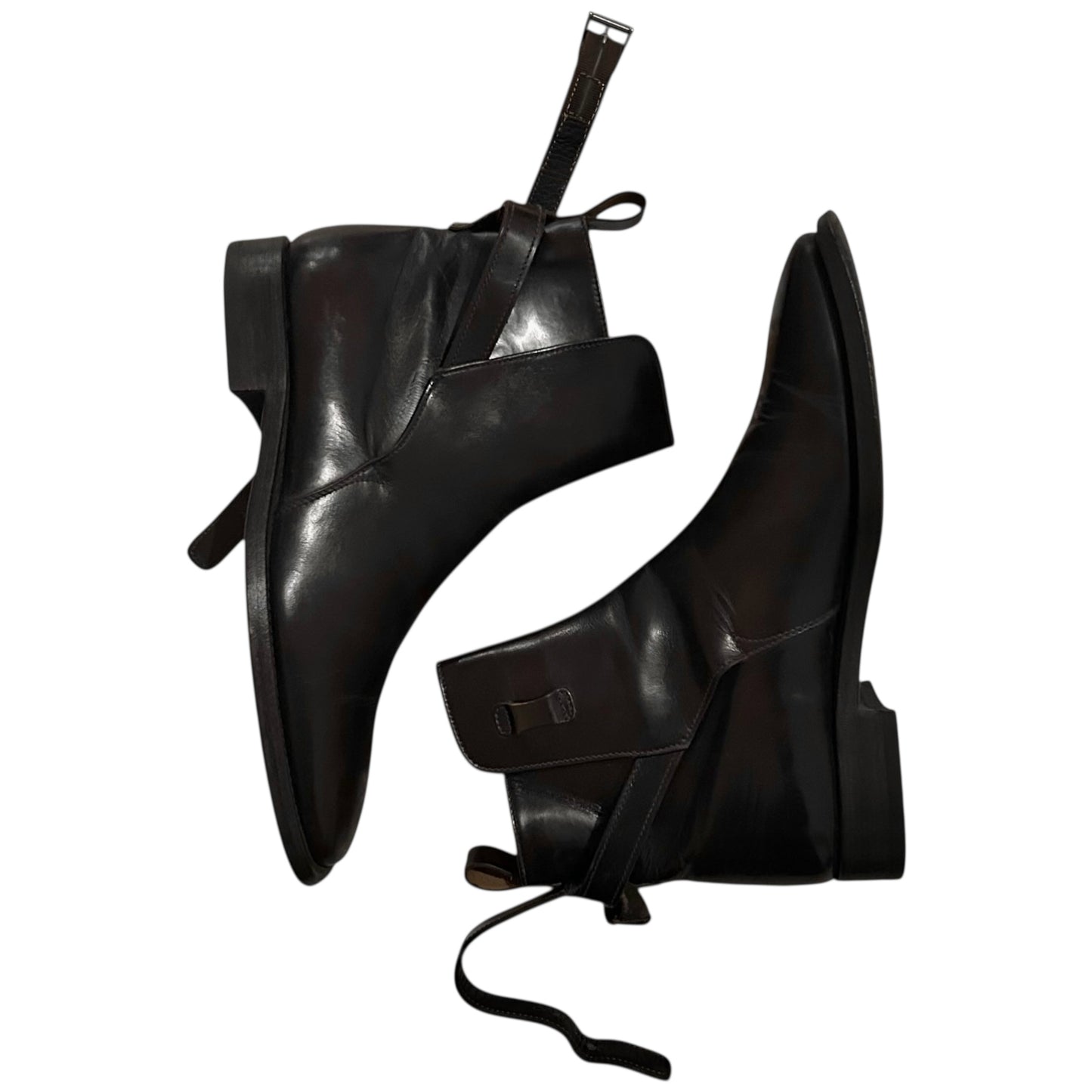Prada Squared Jodhpur Strap Boots