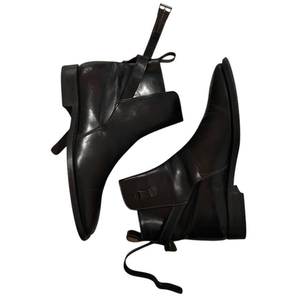 Prada Squared Jodhpur Strap Boots