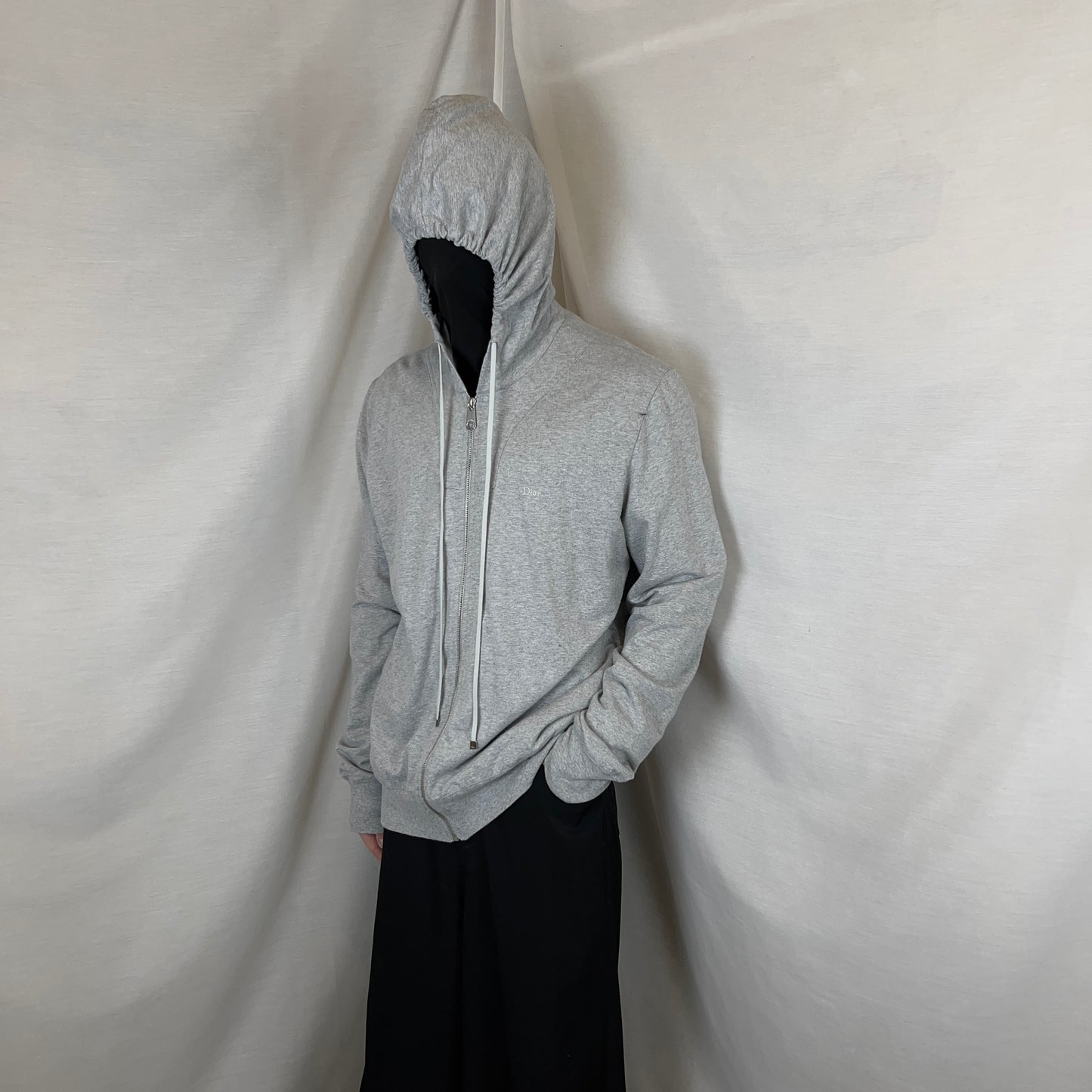 Dior Homme Neck Panel Zip Hoodie