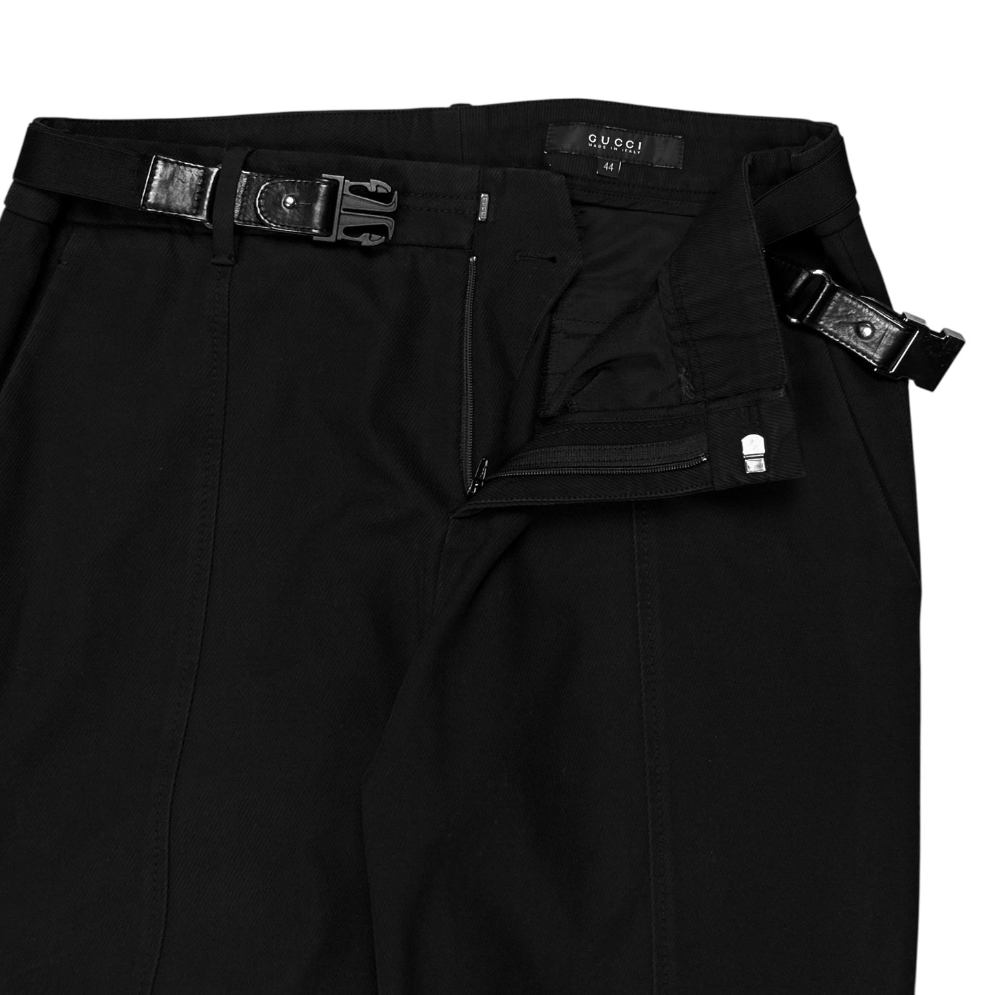 Gucci by Tom Ford Leather Harness Belt Pants - AW99