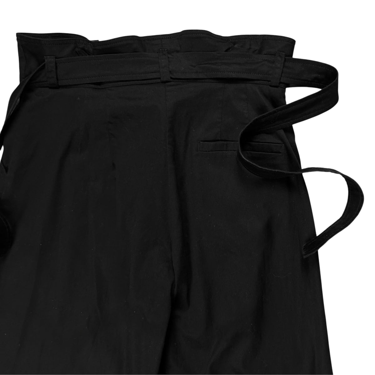 Dries Van Noten Wide Belted Paper Bag Pants - AW19
