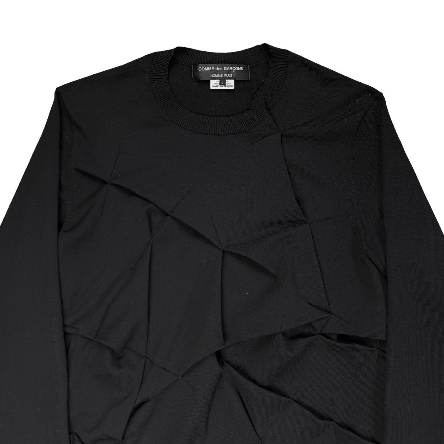 Comme des Garcons Homme Plus Distorted Dart Sweater - SS21