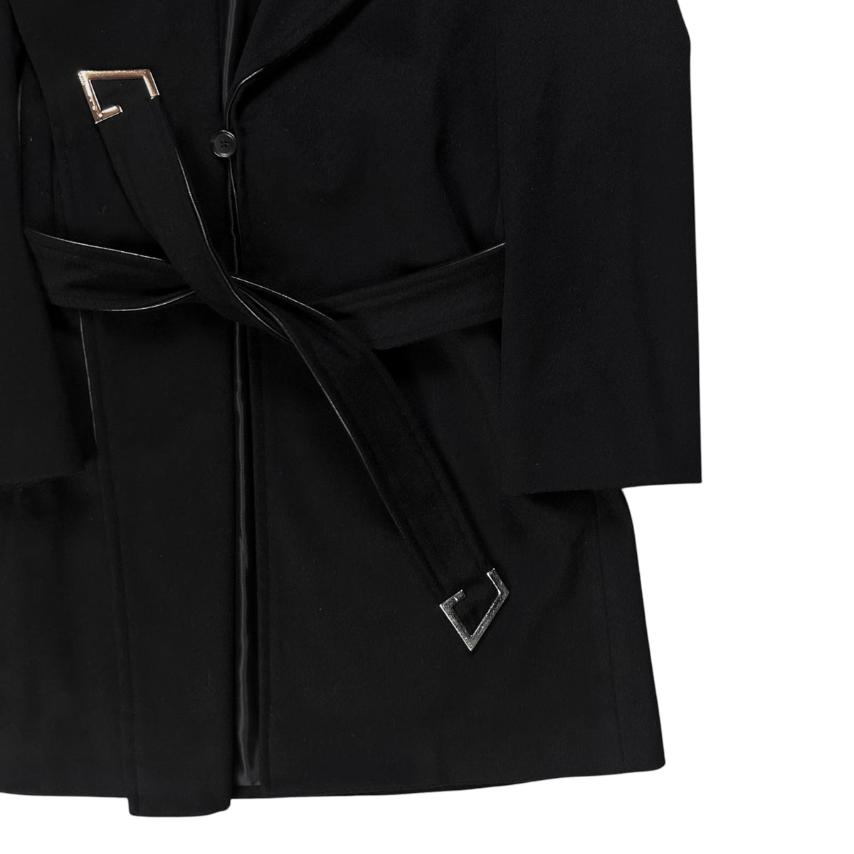 Gucci by Frida Giannini Leather Trimmed G-Belt Coat - AW10