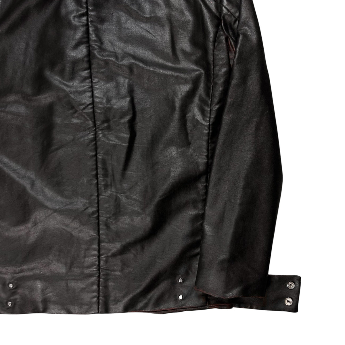 MM6 Maison Martin Margiela Strapped Waxed Cafe Jacket - AW14