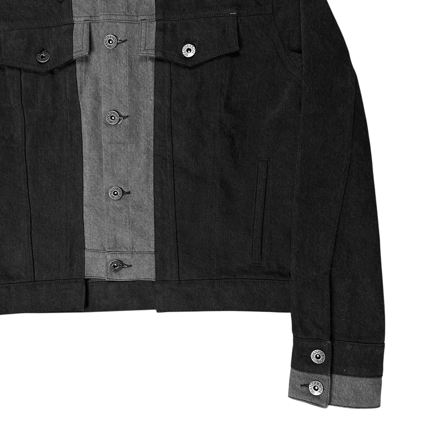 JW Anderson Two Tone Patchwork Denim Jacket - SS24