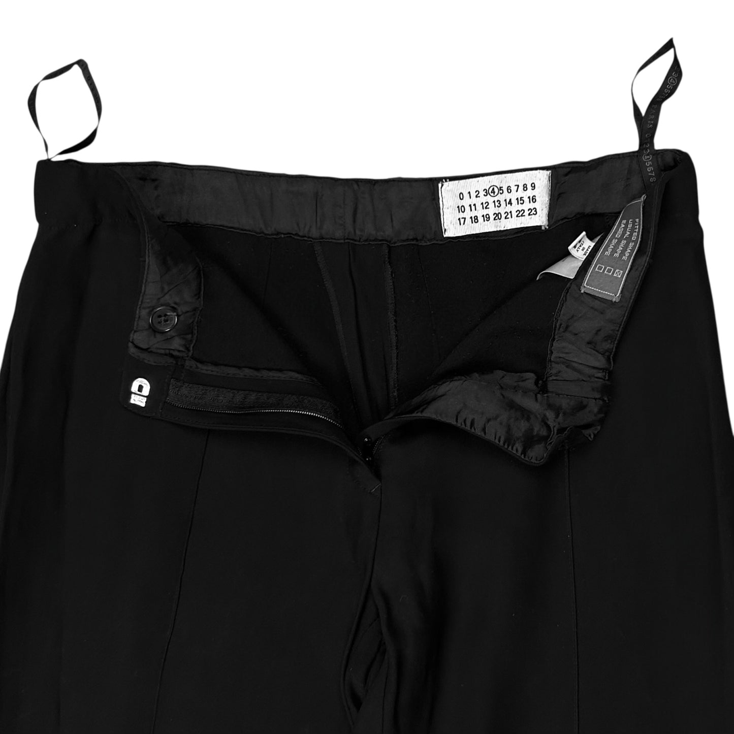 Maison Martin Margiela Fringe Hem Viscose Trousers - AW05