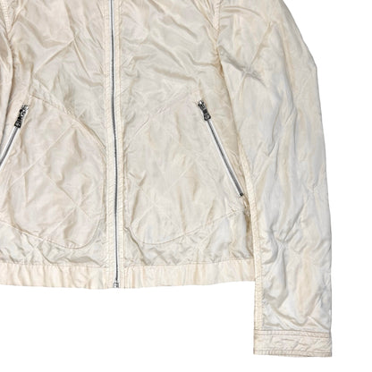 Prada Quilted Eyelet Bomber Jacket