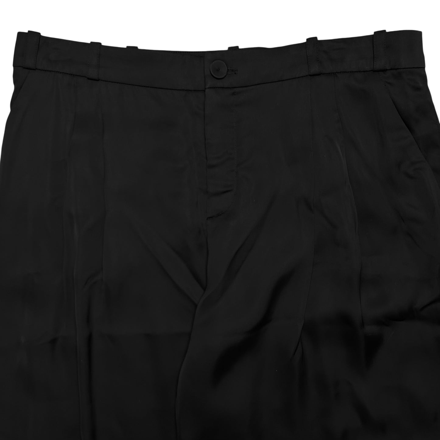 Balenciaga Wide Pleated Silk Trousers - AW09