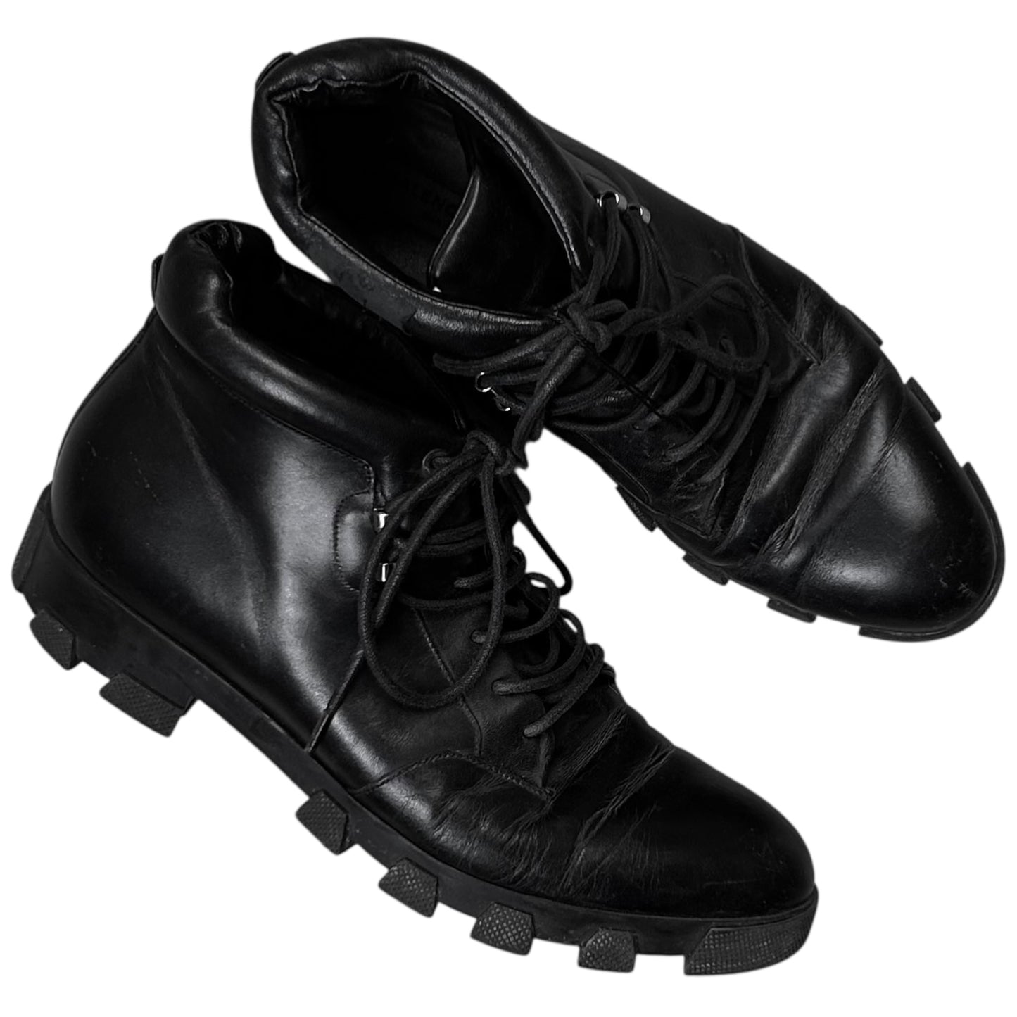 Balenciaga Hiking Mid Top Combat Boots