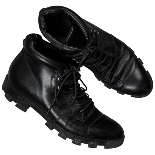 Balenciaga Hiking Mid Top Combat Boots